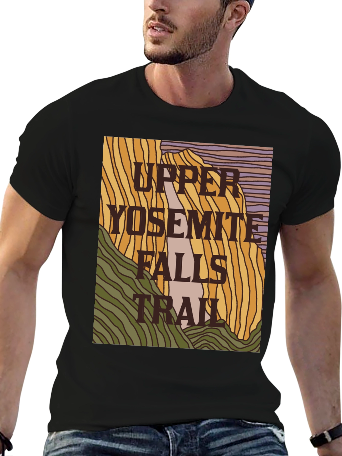 Upper Yosemite Falls Trail Graphic Tee