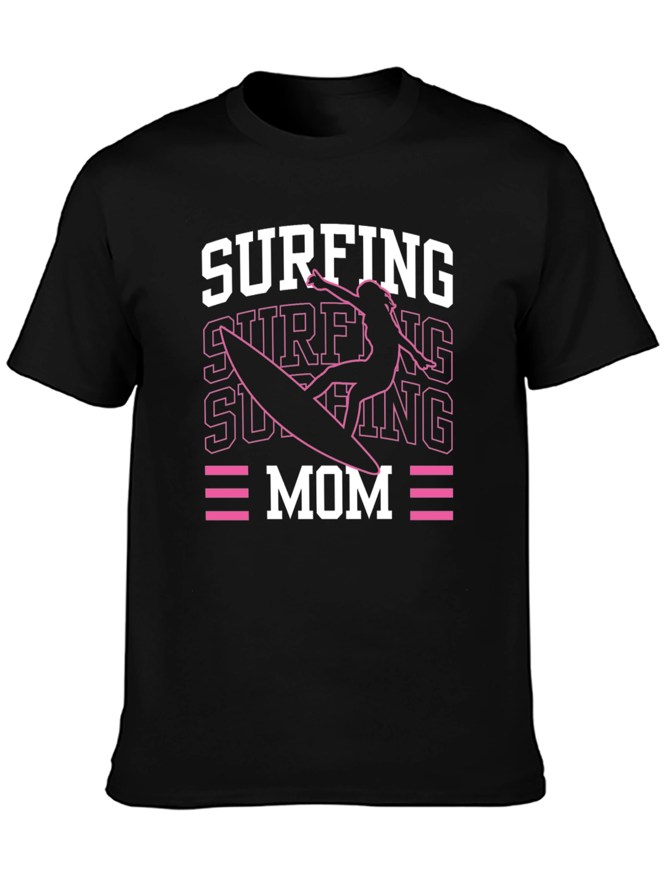 Surfing Mom Graphic T-Shirt