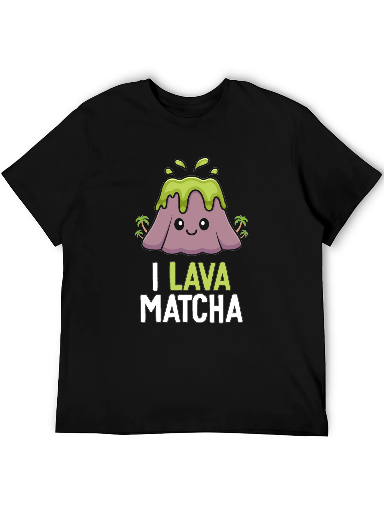 I Lava Matcha Graphic Tee - Cute Volcano T-Shirt