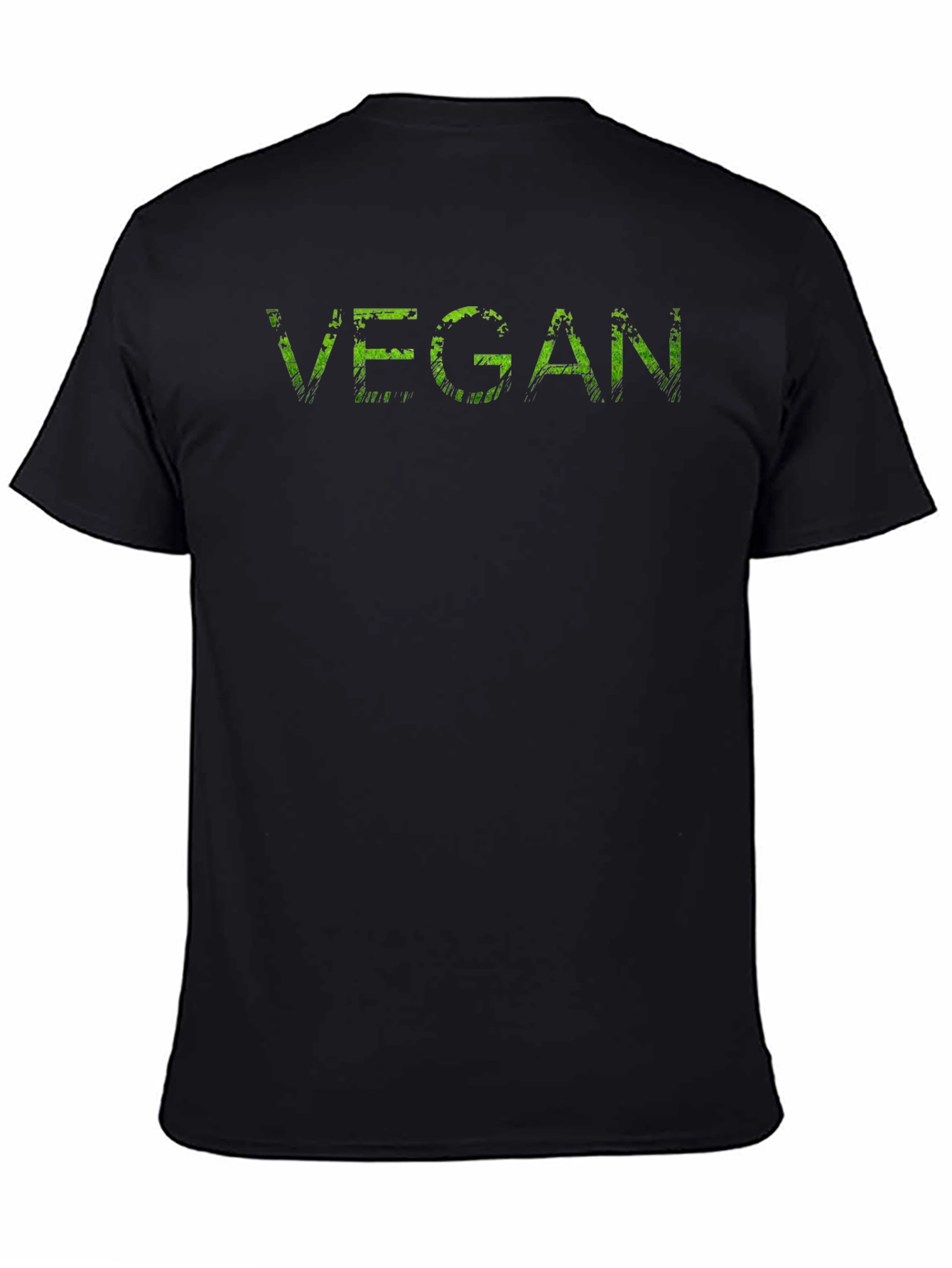 Vegan Statement T-Shirt - Distressed Graphic Tee