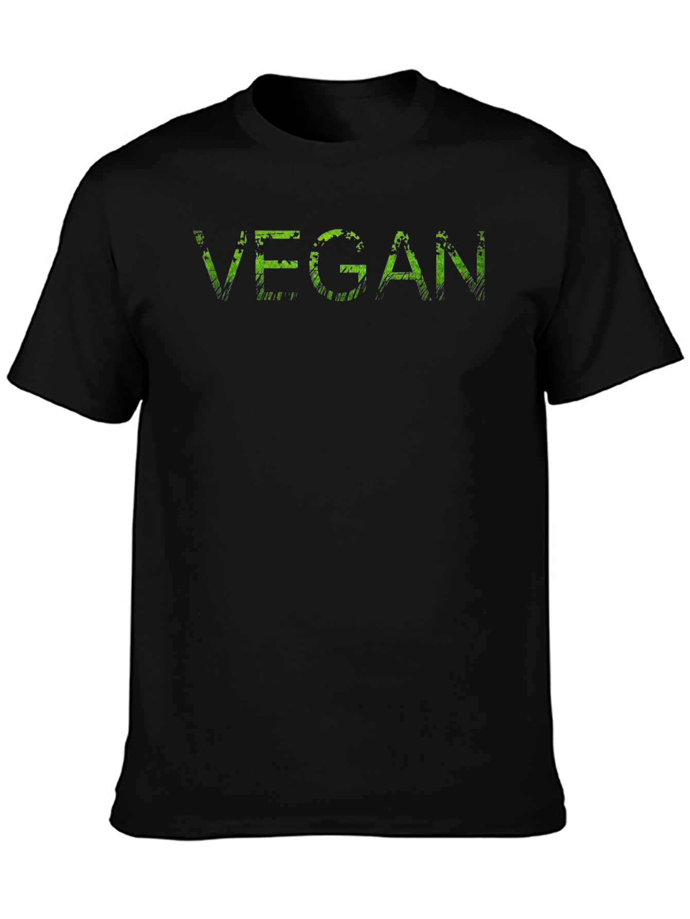 Vegan Statement T-Shirt - Distressed Graphic Tee