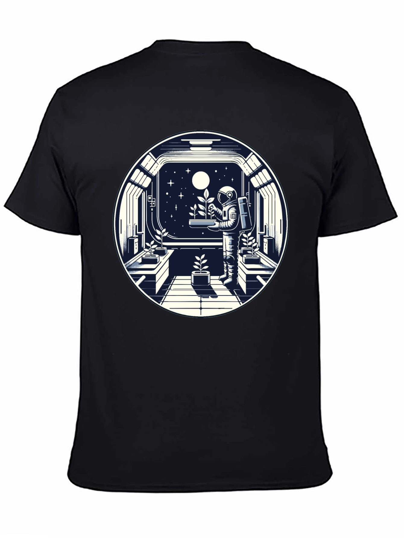 Astronaut in Space Garden T-Shirt