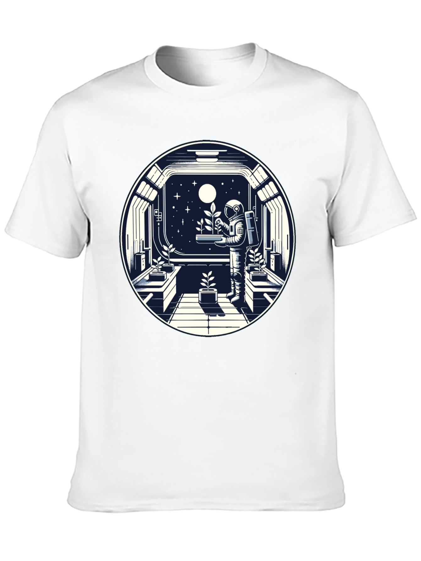 Astronaut in Space Garden T-Shirt