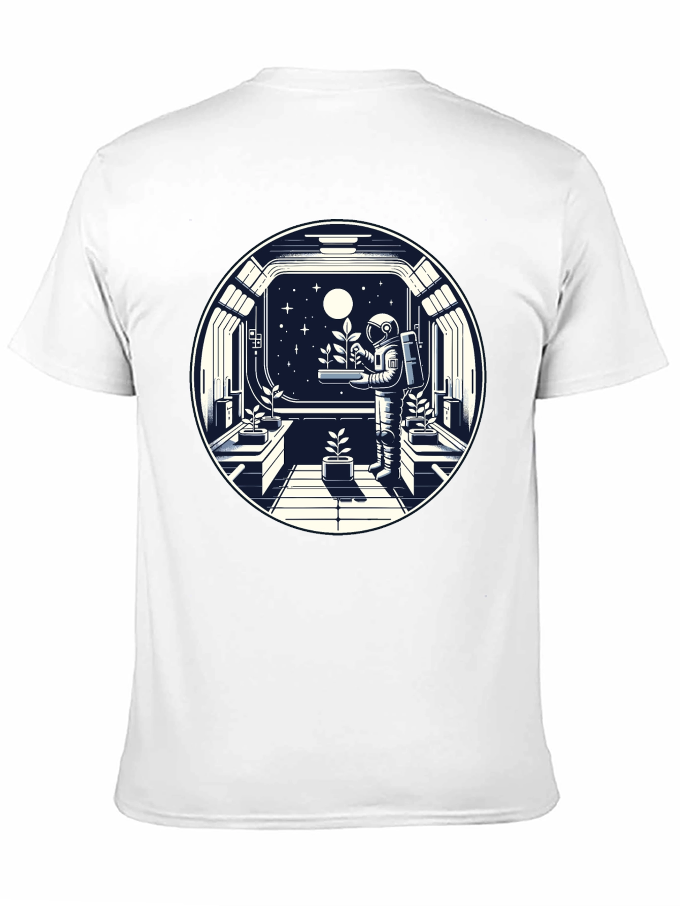 Astronaut in Space Garden T-Shirt