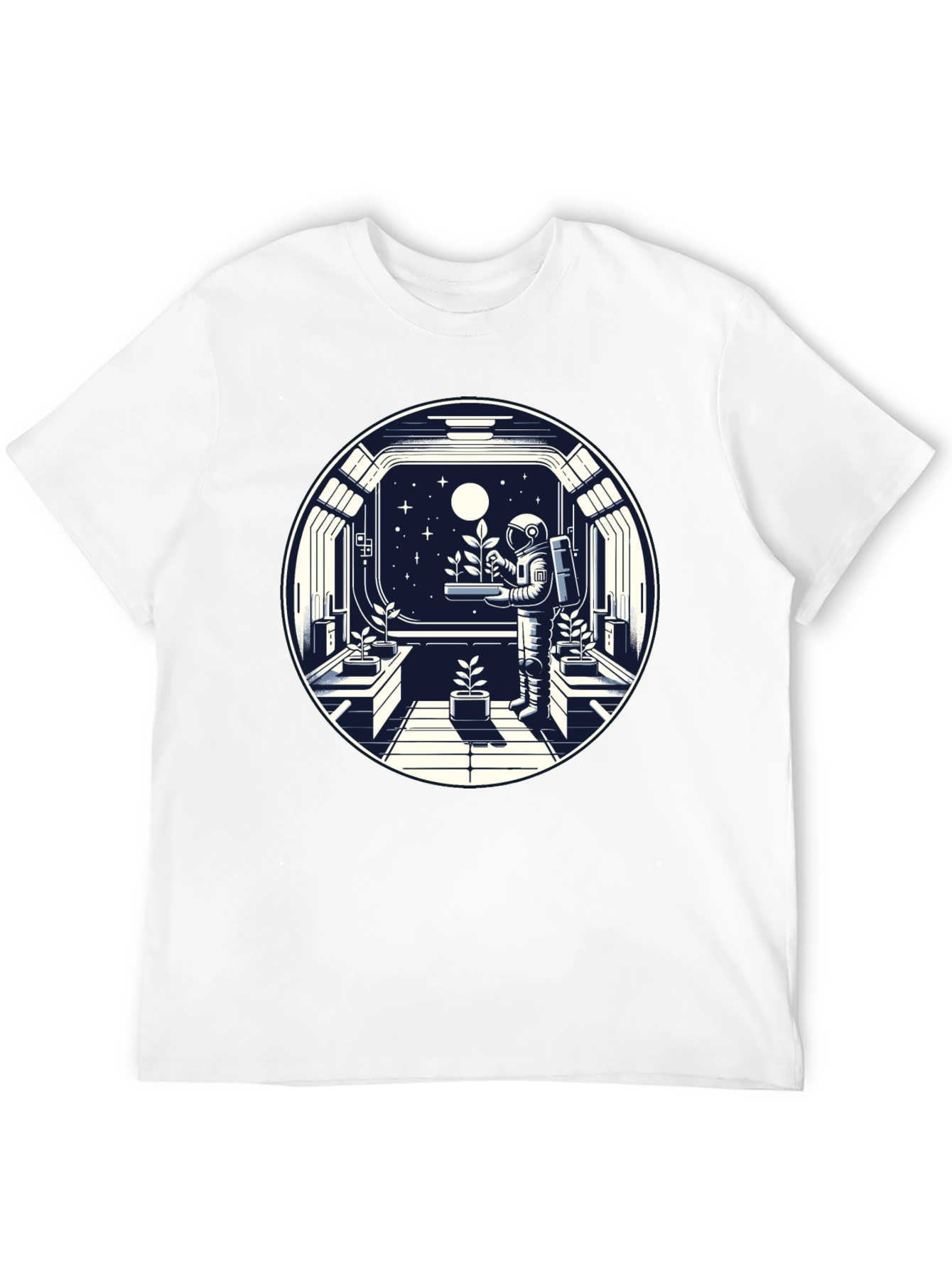 Astronaut in Space Garden T-Shirt