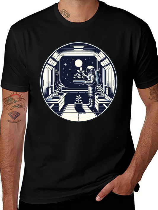 Astronaut in Space Garden T-Shirt