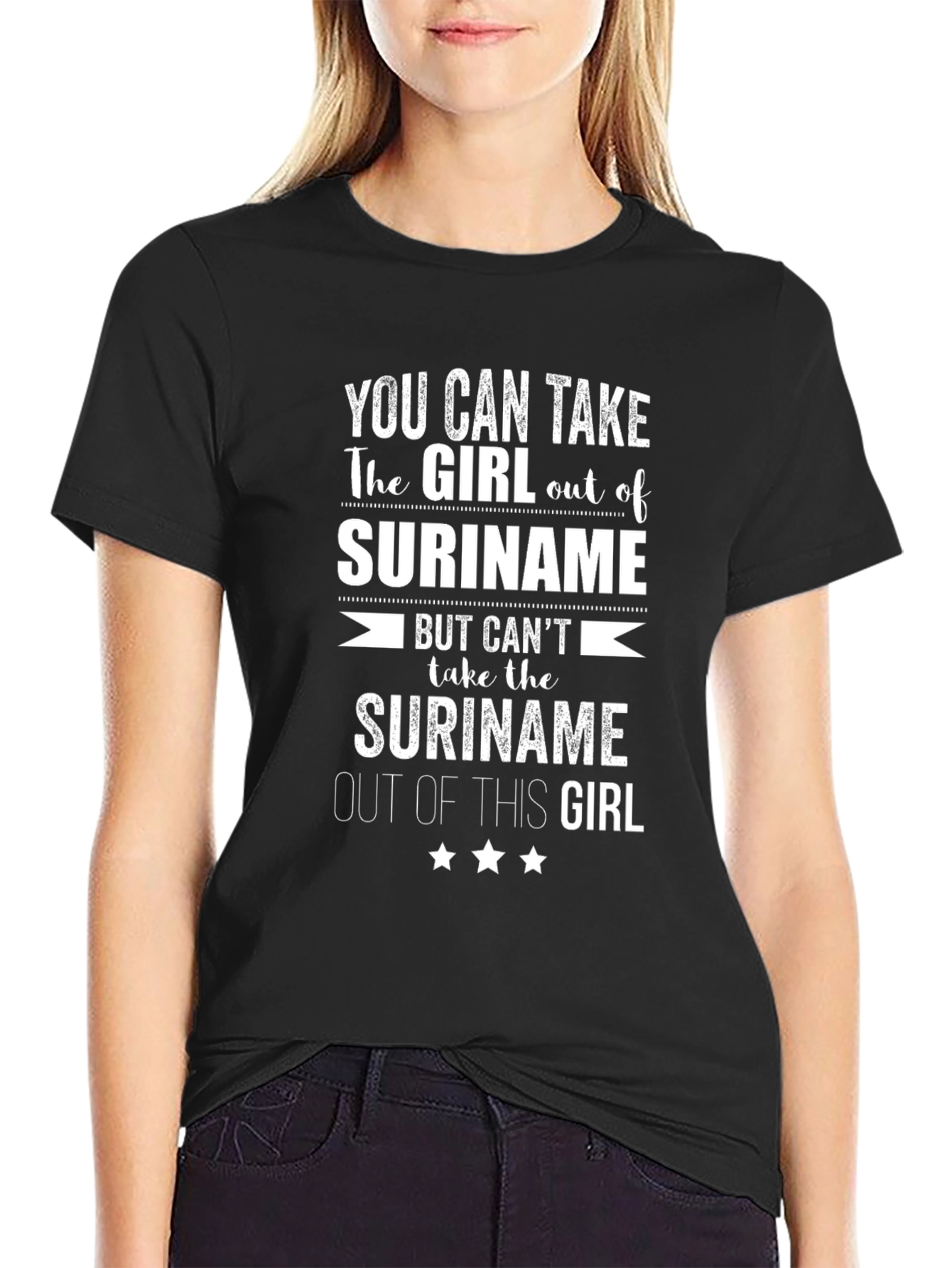 Suriname Girl T-Shirt - National Pride Apparel