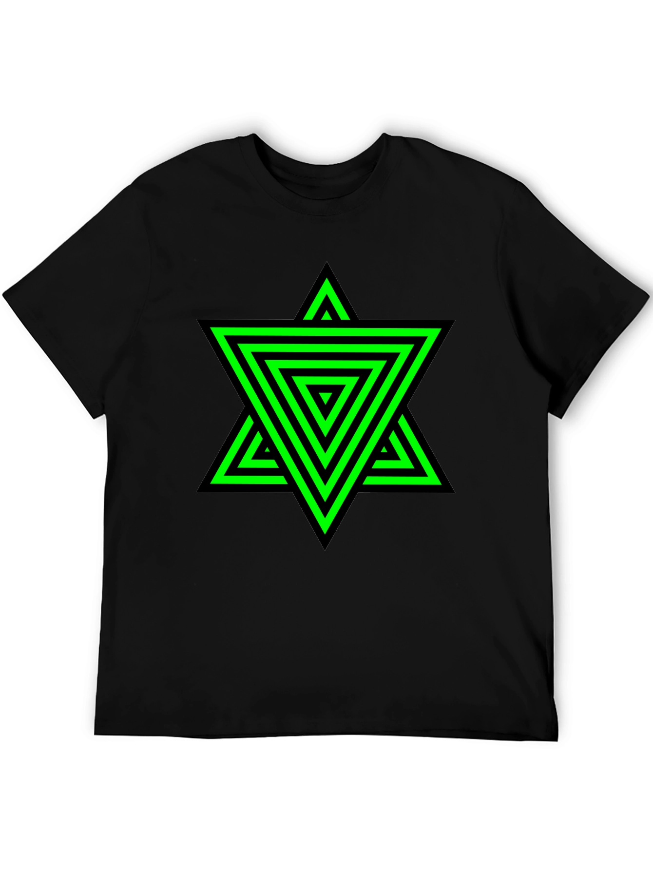 Geometric Star Graphic T-Shirt
