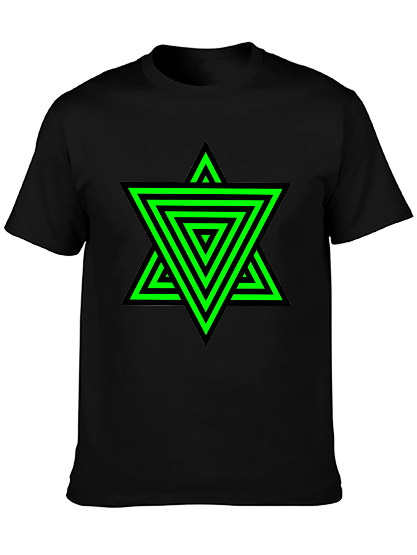 Geometric Star Graphic T-Shirt