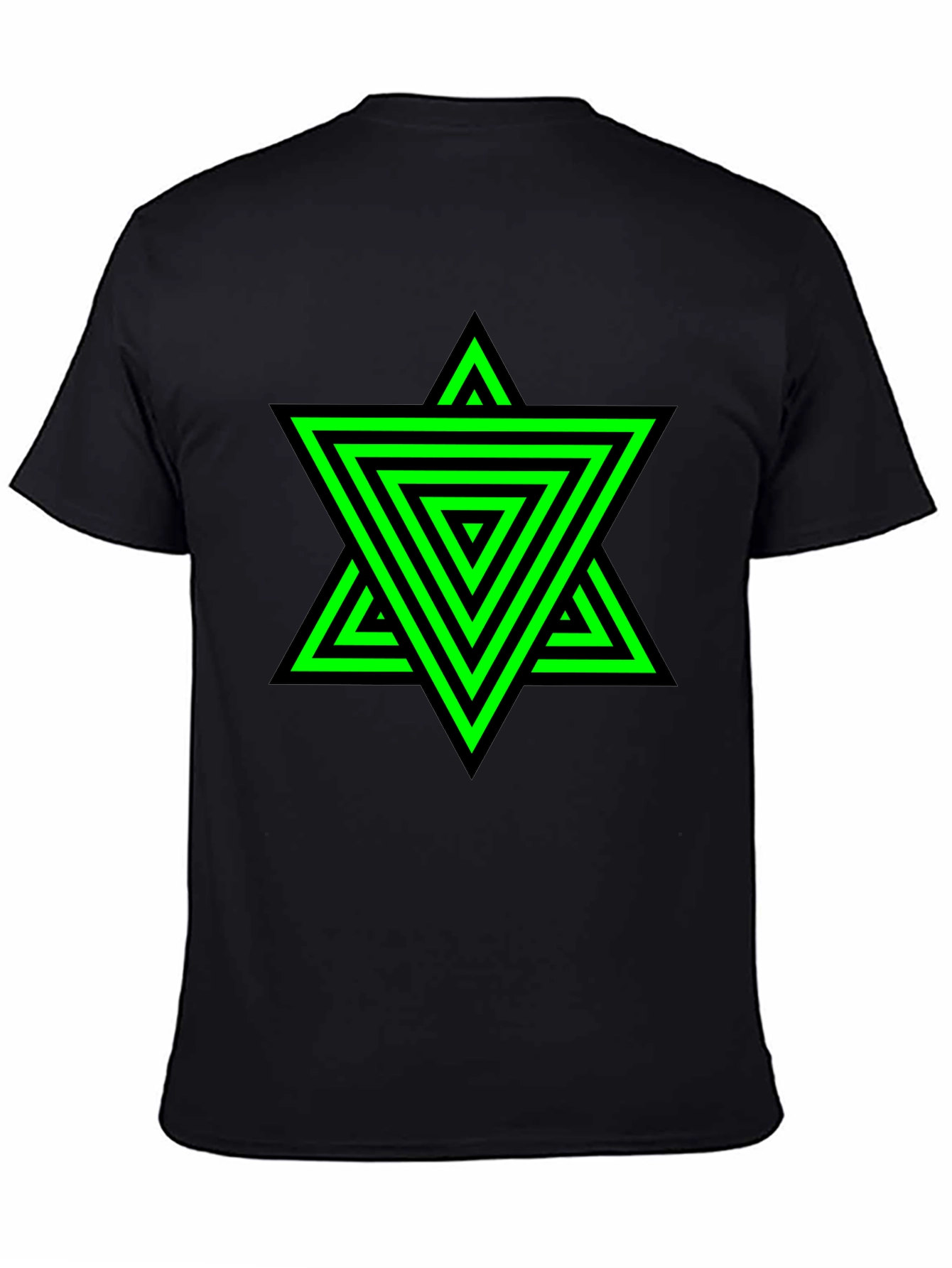Geometric Star Graphic T-Shirt