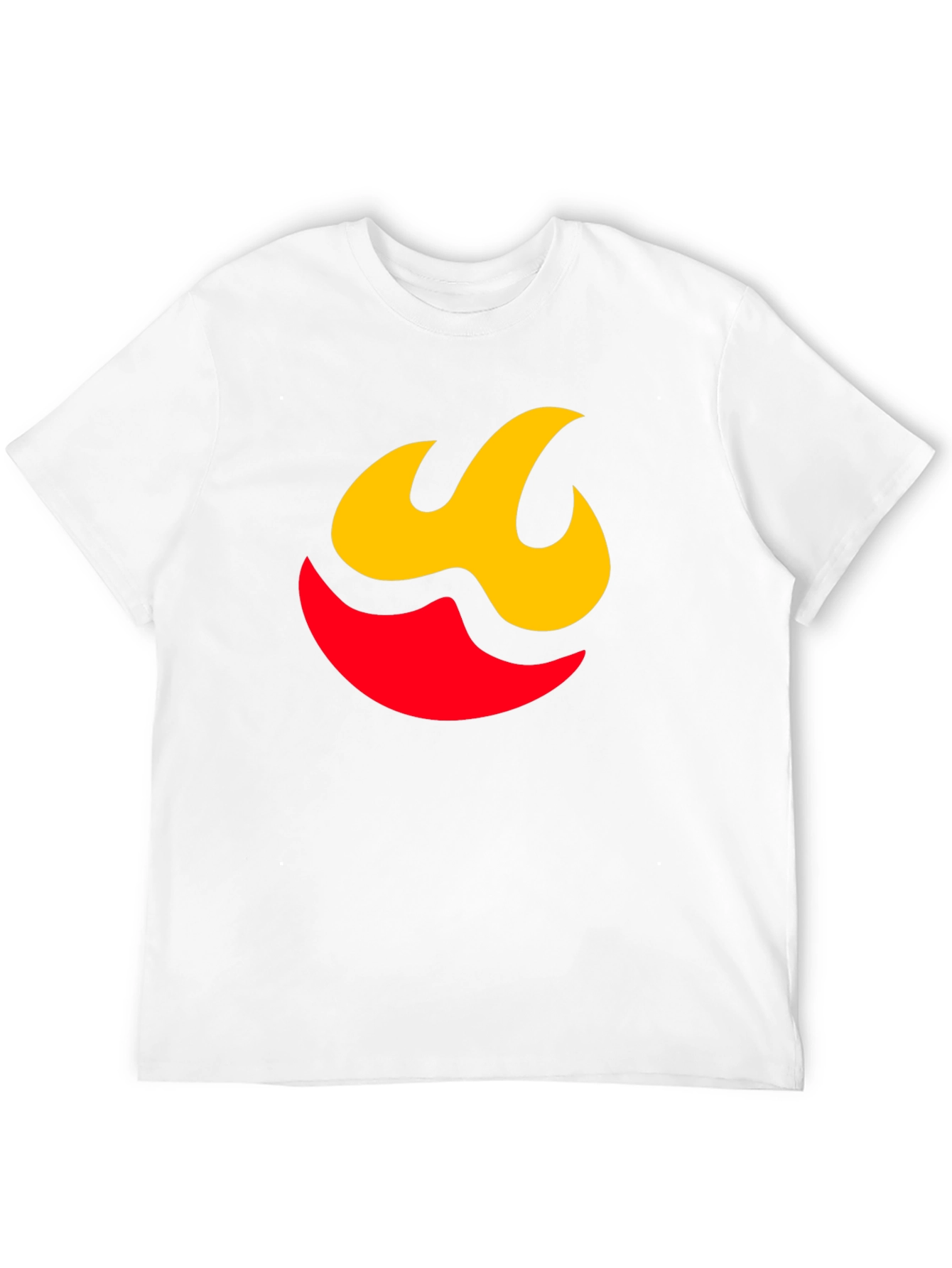 Flame Graphic Tee - Modern Black Shirt