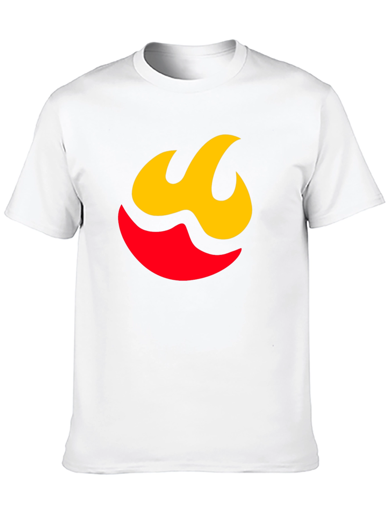 Flame Graphic Tee - Modern Black Shirt