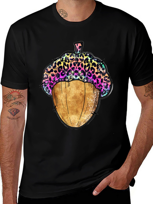 Acorn Leopard Print T-Shirt - Fall Fashion