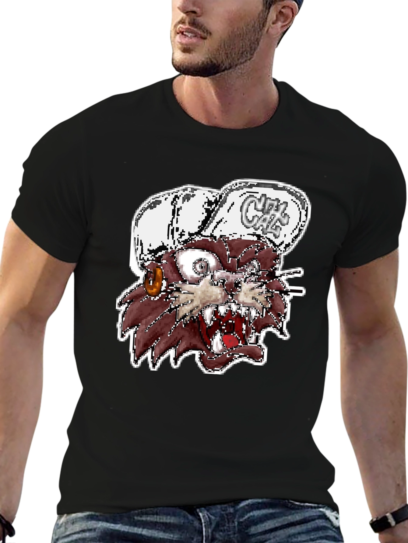 Cool Cat Graphic T-Shirt
