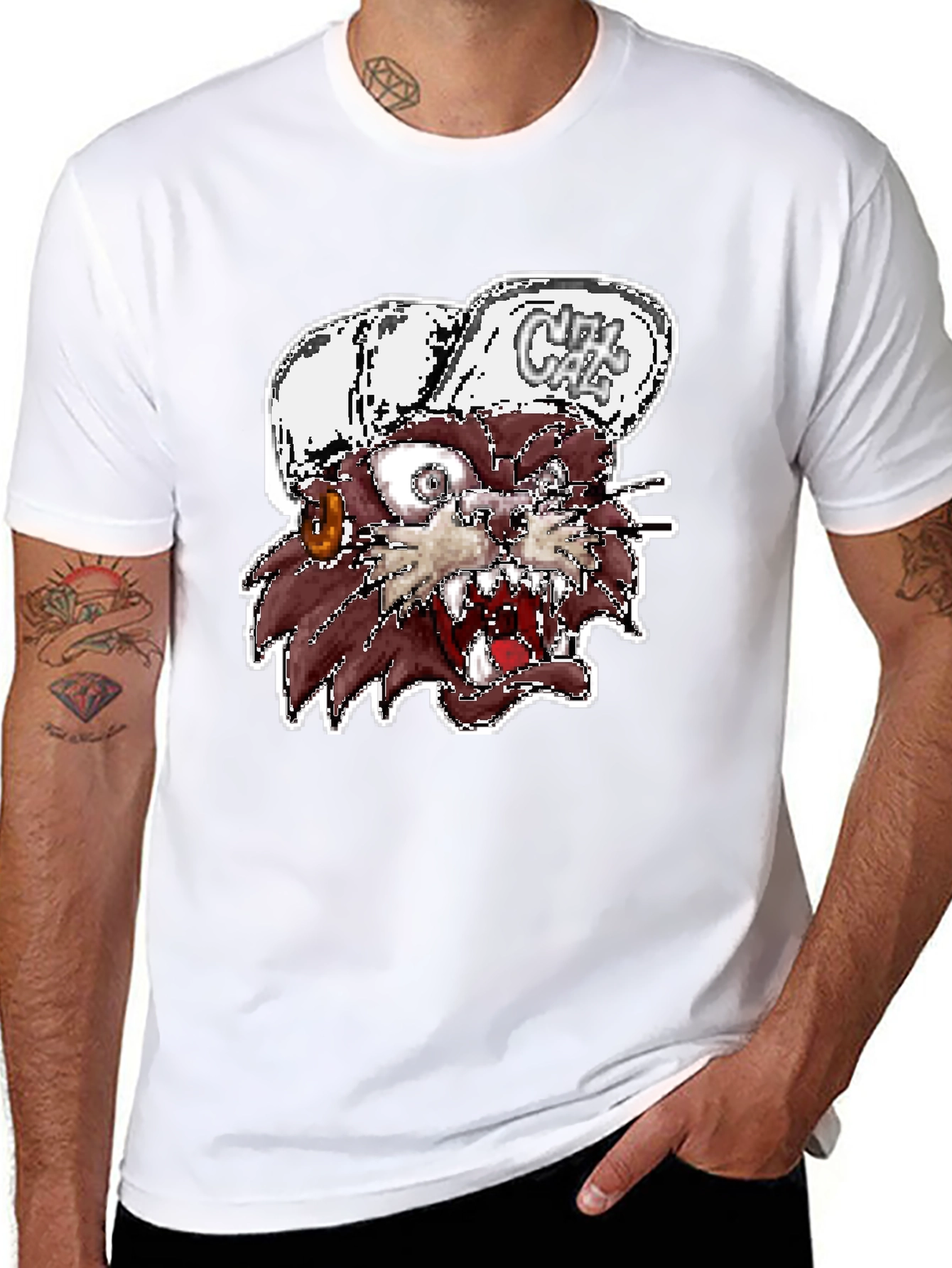 Cool Cat Graphic T-Shirt