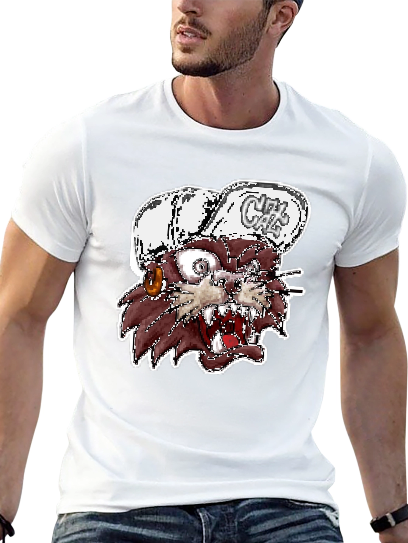 Cool Cat Graphic T-Shirt