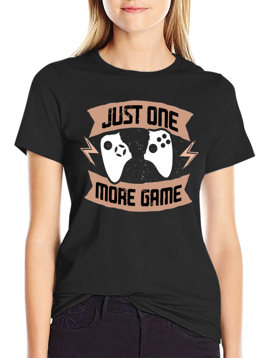 Just One More Game Graphic Tee - Gamer T-Shirt