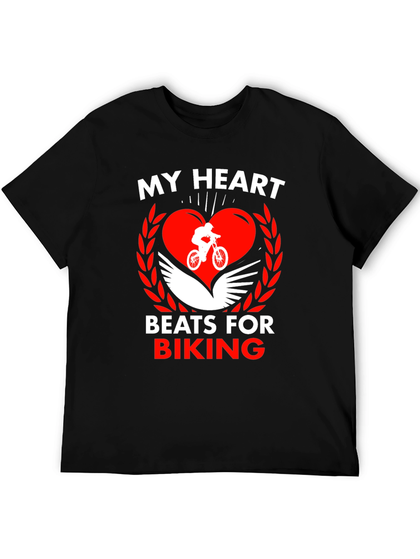 My Heart Beats for Biking Graphic Tee