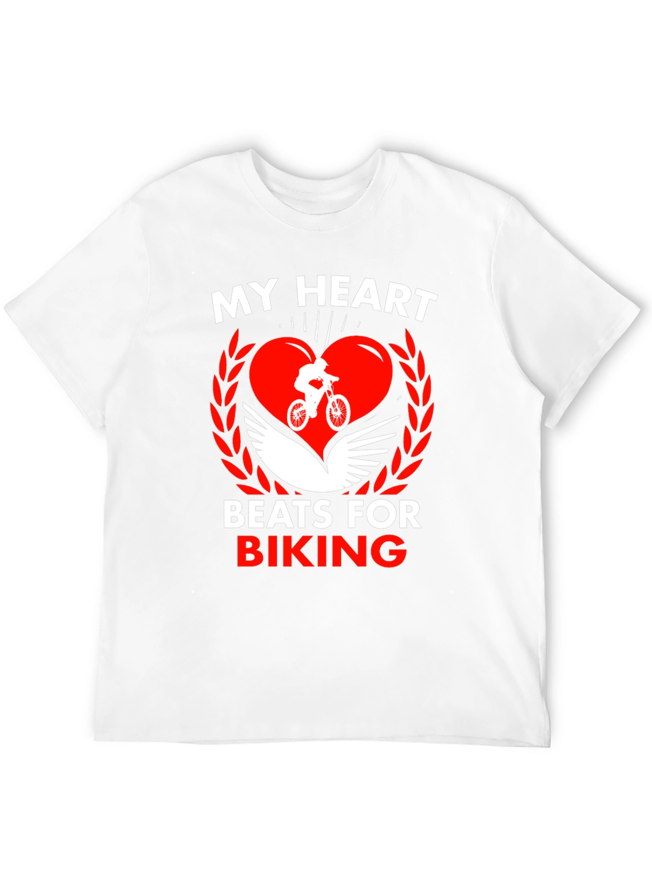 My Heart Beats for Biking Graphic Tee