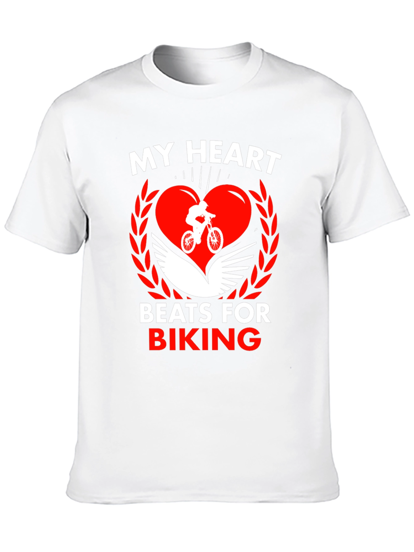 My Heart Beats for Biking Graphic Tee