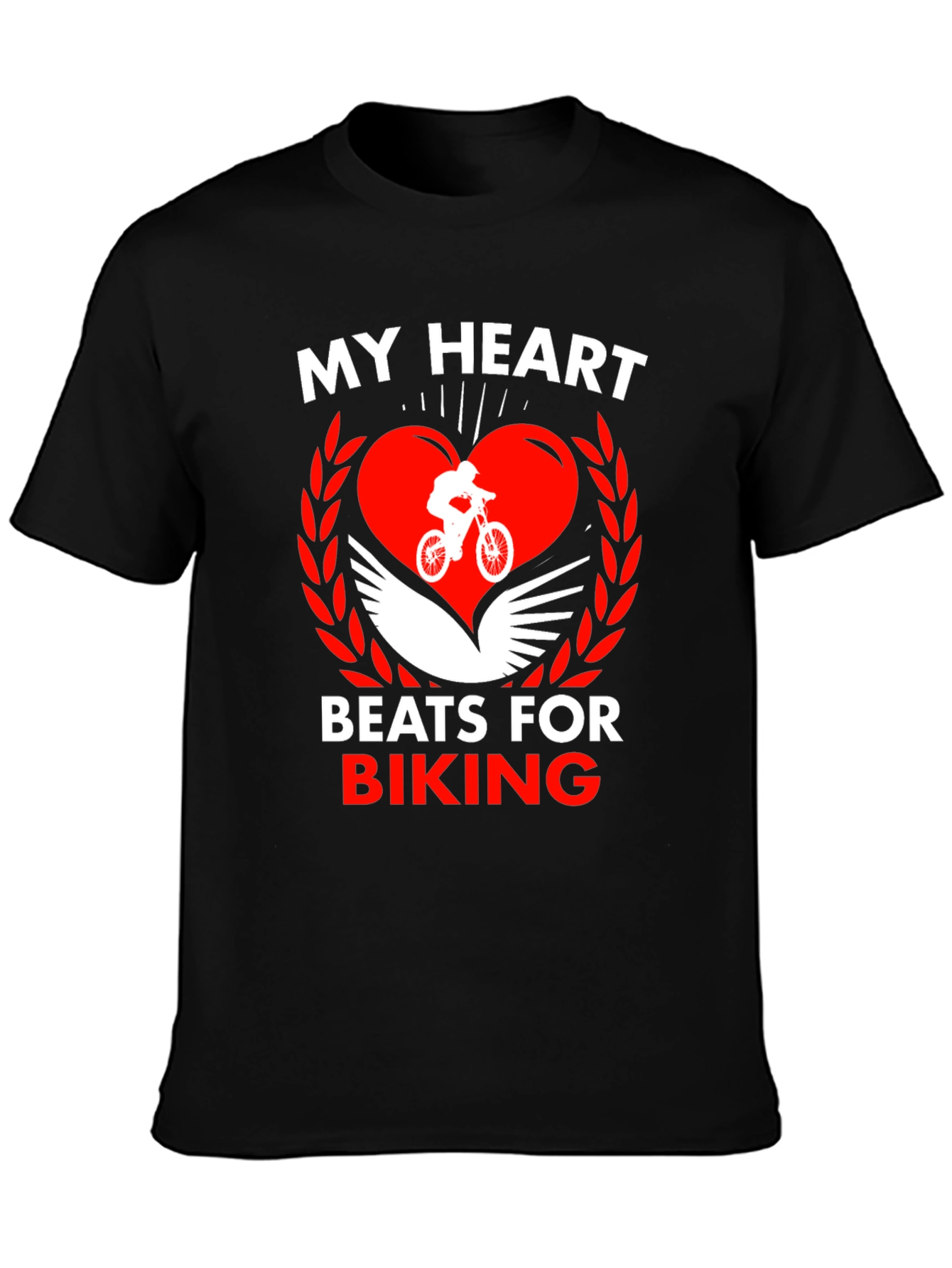 My Heart Beats for Biking Graphic Tee