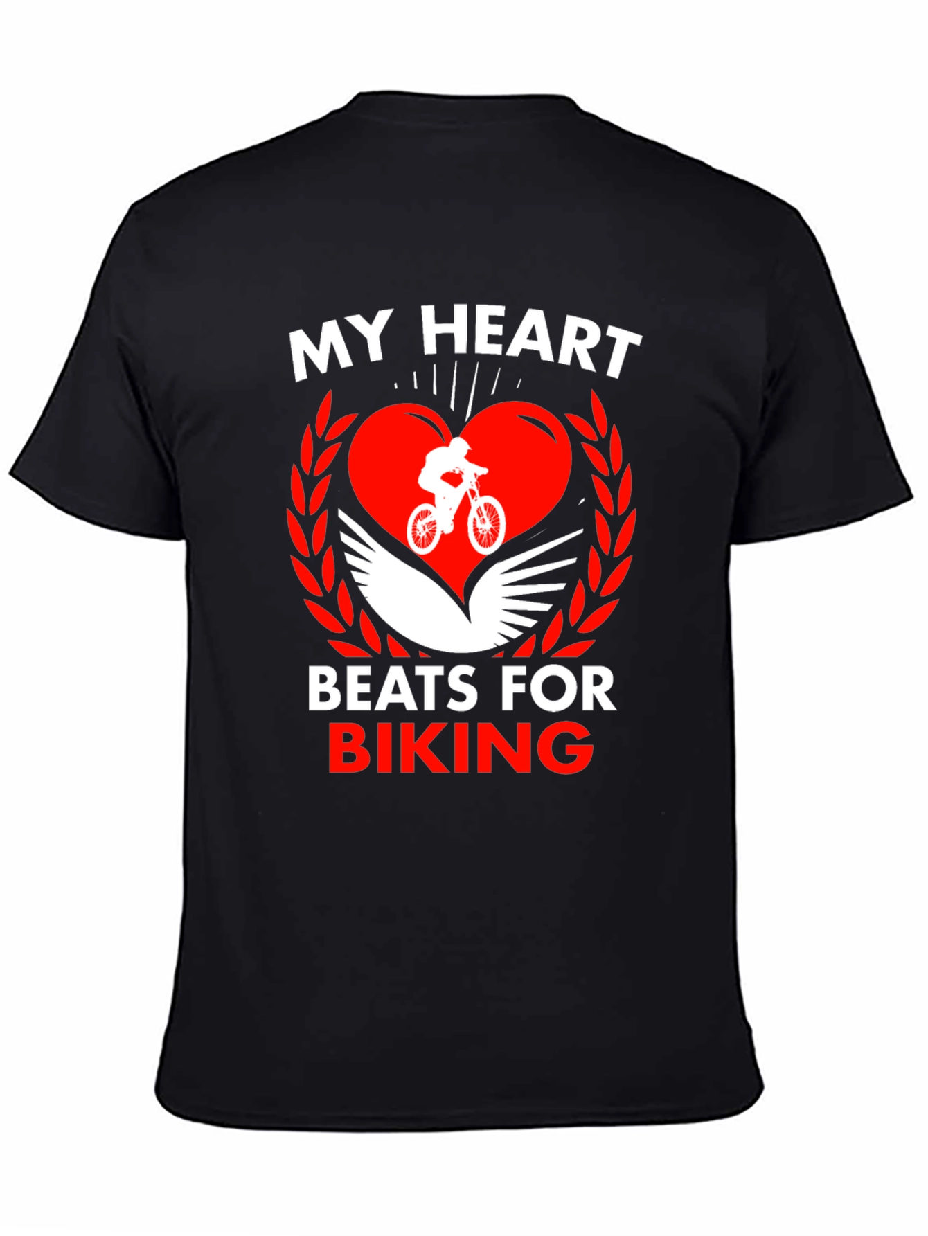 My Heart Beats for Biking Graphic Tee