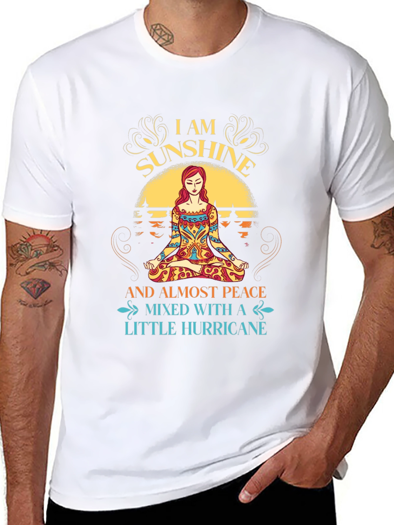 Sunshine Peace Hurricane Graphic Tee