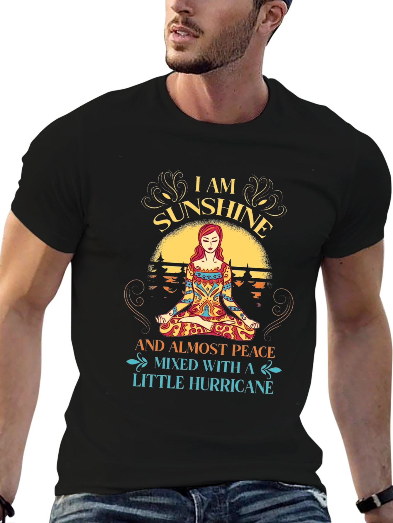 Sunshine Peace Hurricane Graphic Tee