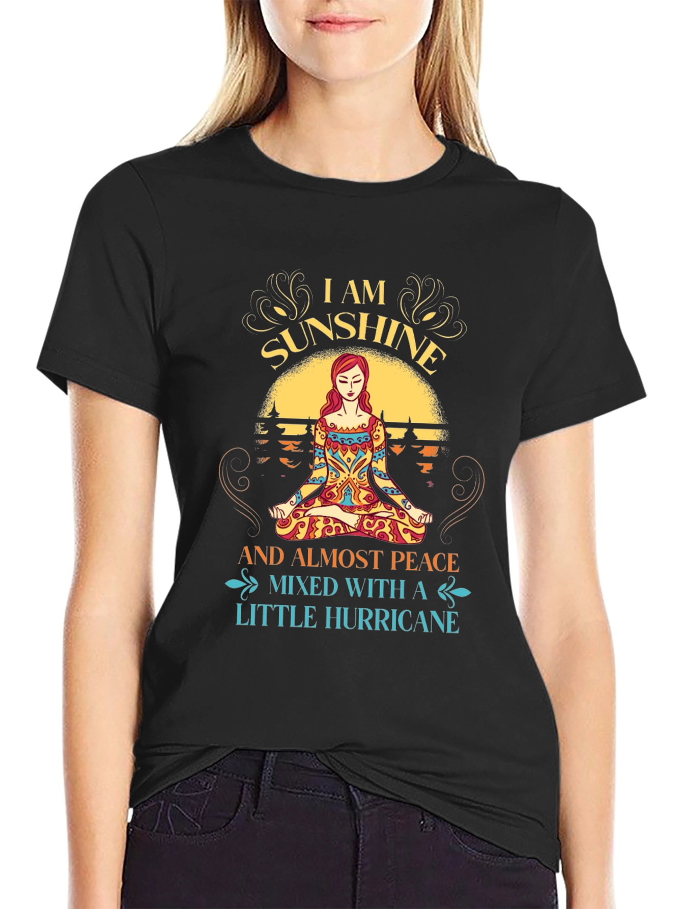 Sunshine Peace Hurricane Graphic Tee