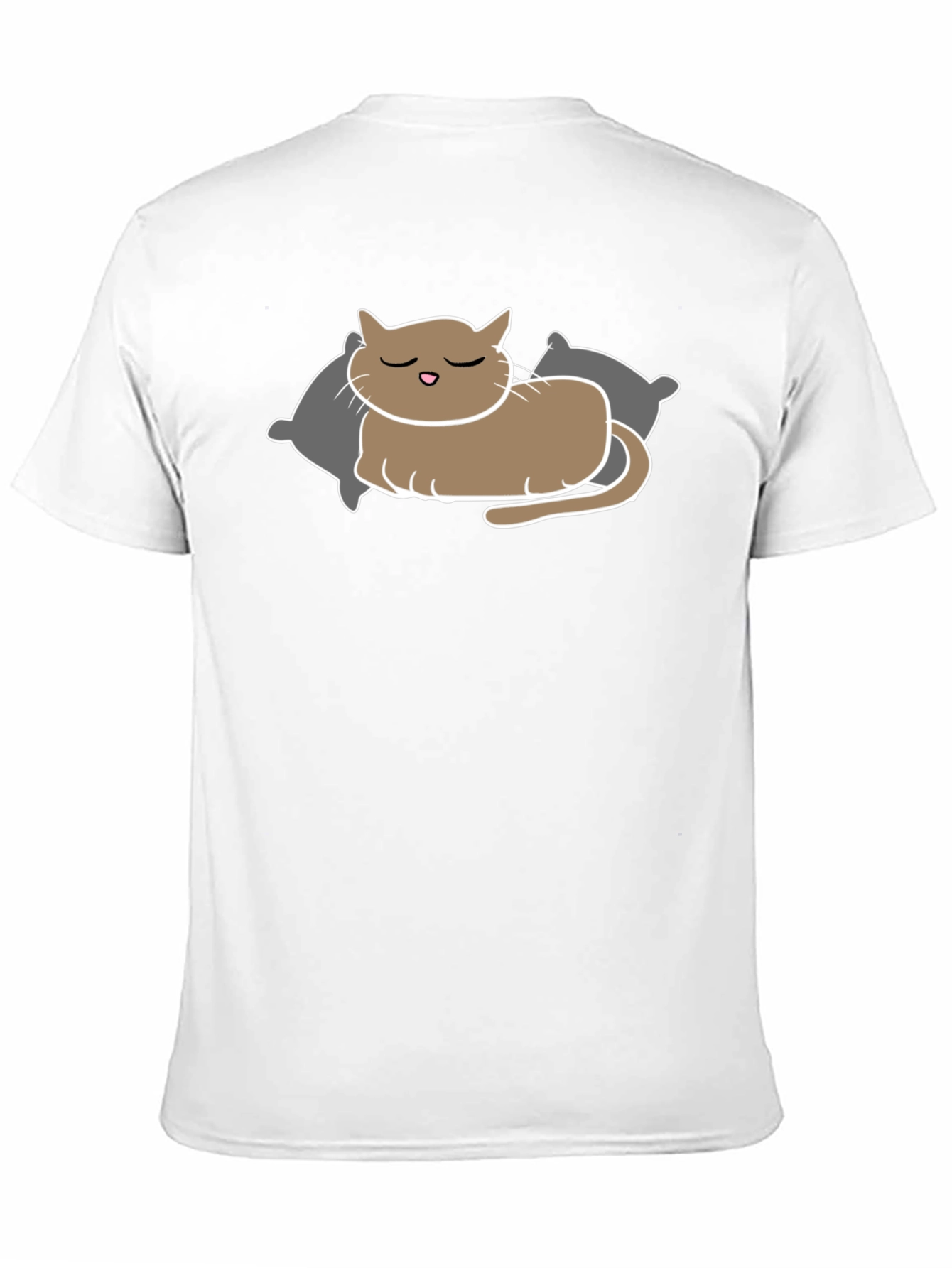 Sleeping Cat T-Shirt - Relaxed Comfort