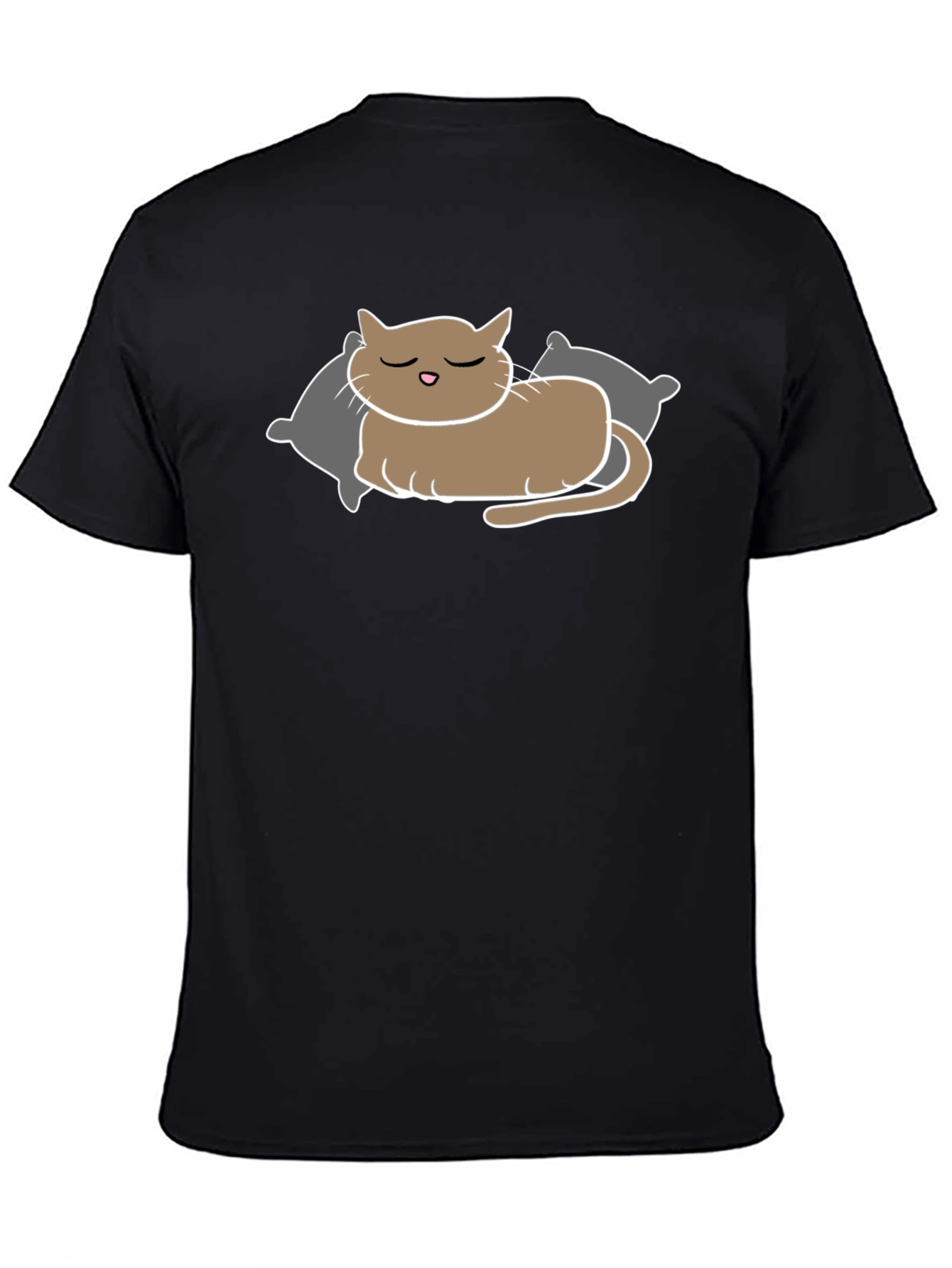 Sleeping Cat T-Shirt - Relaxed Comfort