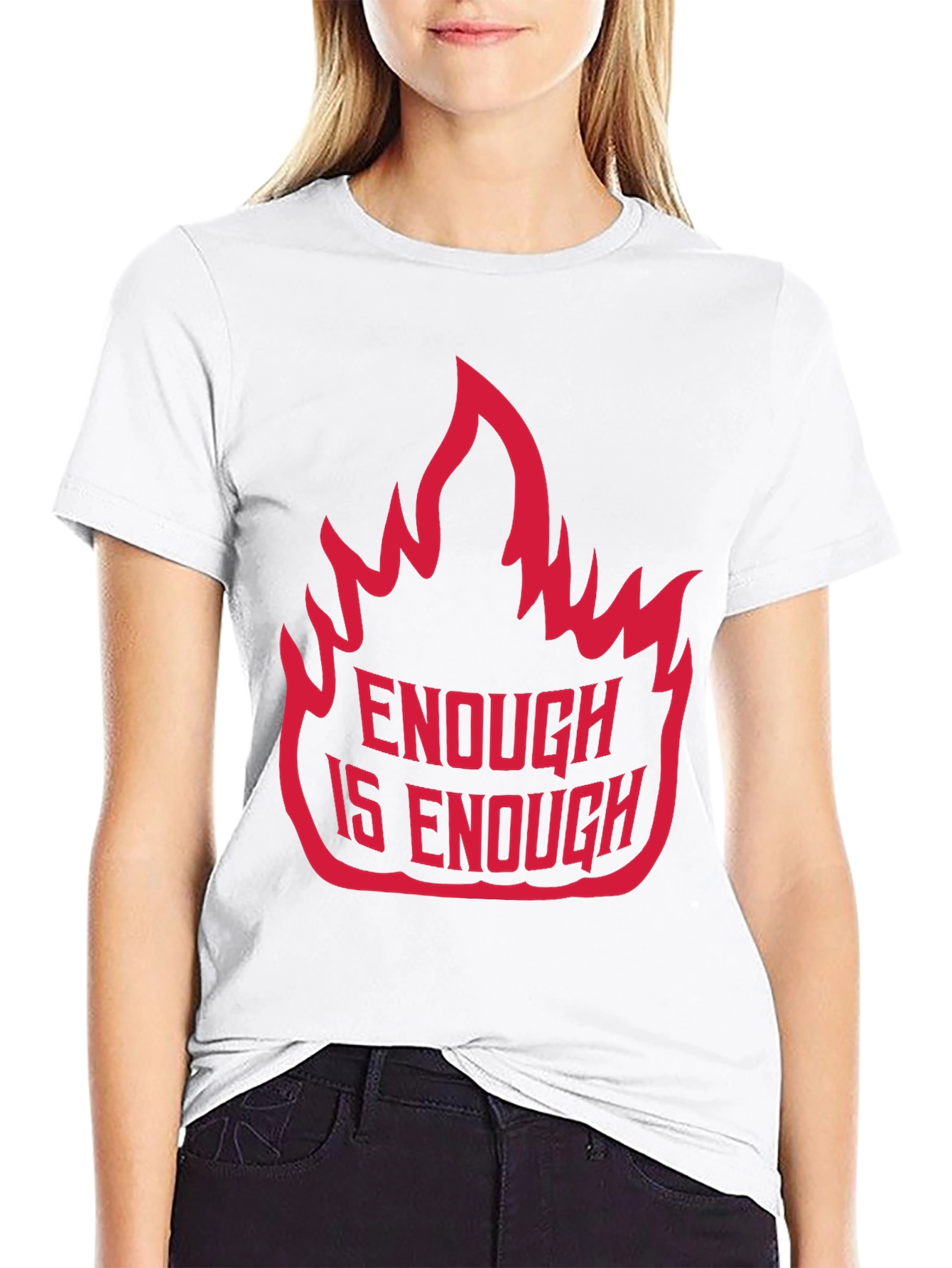 Enough is Enough Graphic Tee - Bold Statement Shirt