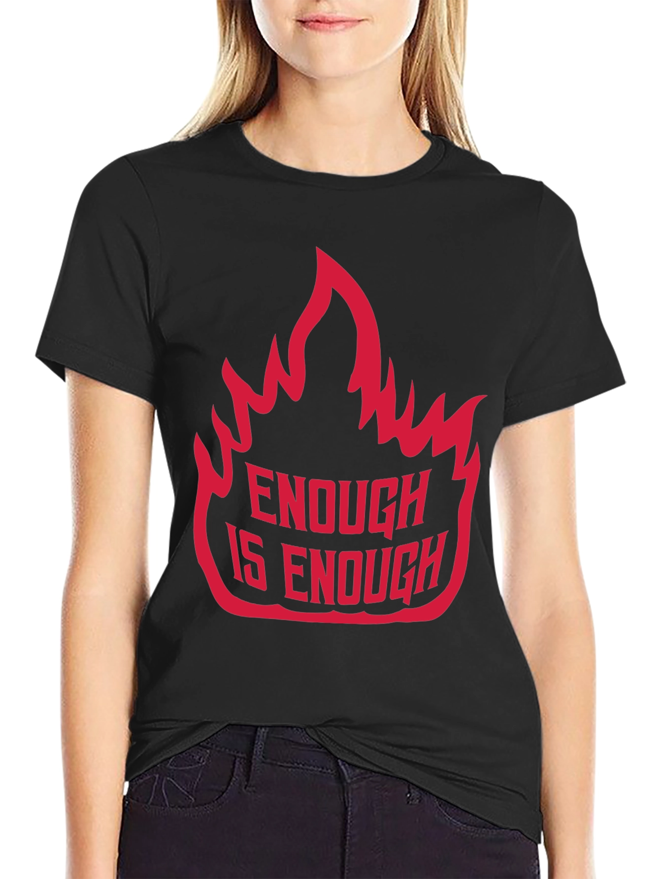 Enough is Enough Graphic Tee - Bold Statement Shirt