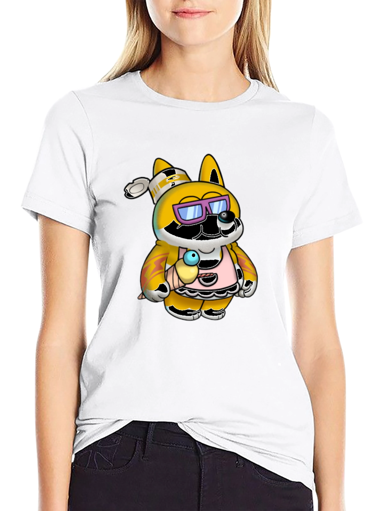 Cool Chef Dog Graphic T-Shirt