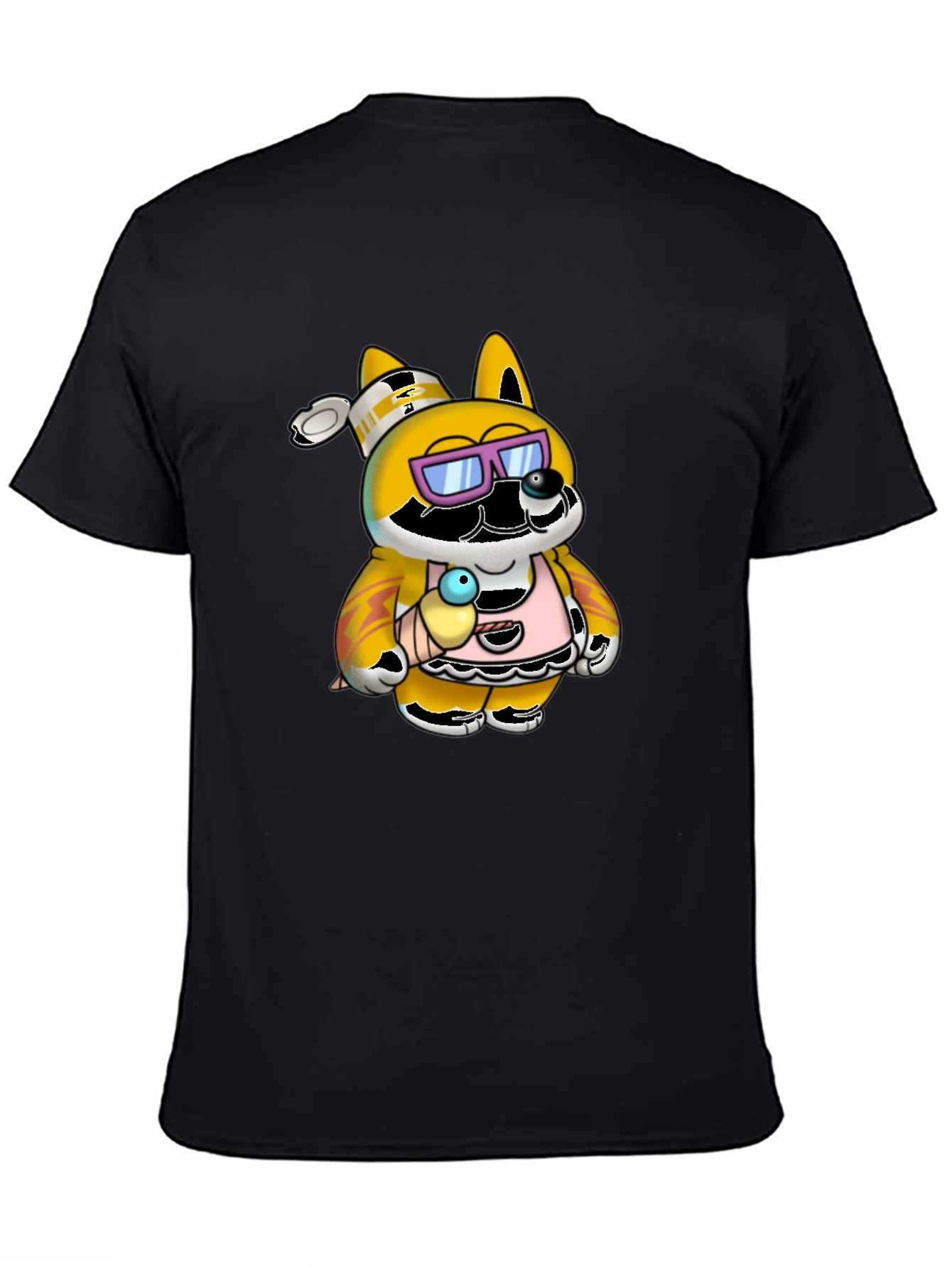 Cool Chef Dog Graphic T-Shirt