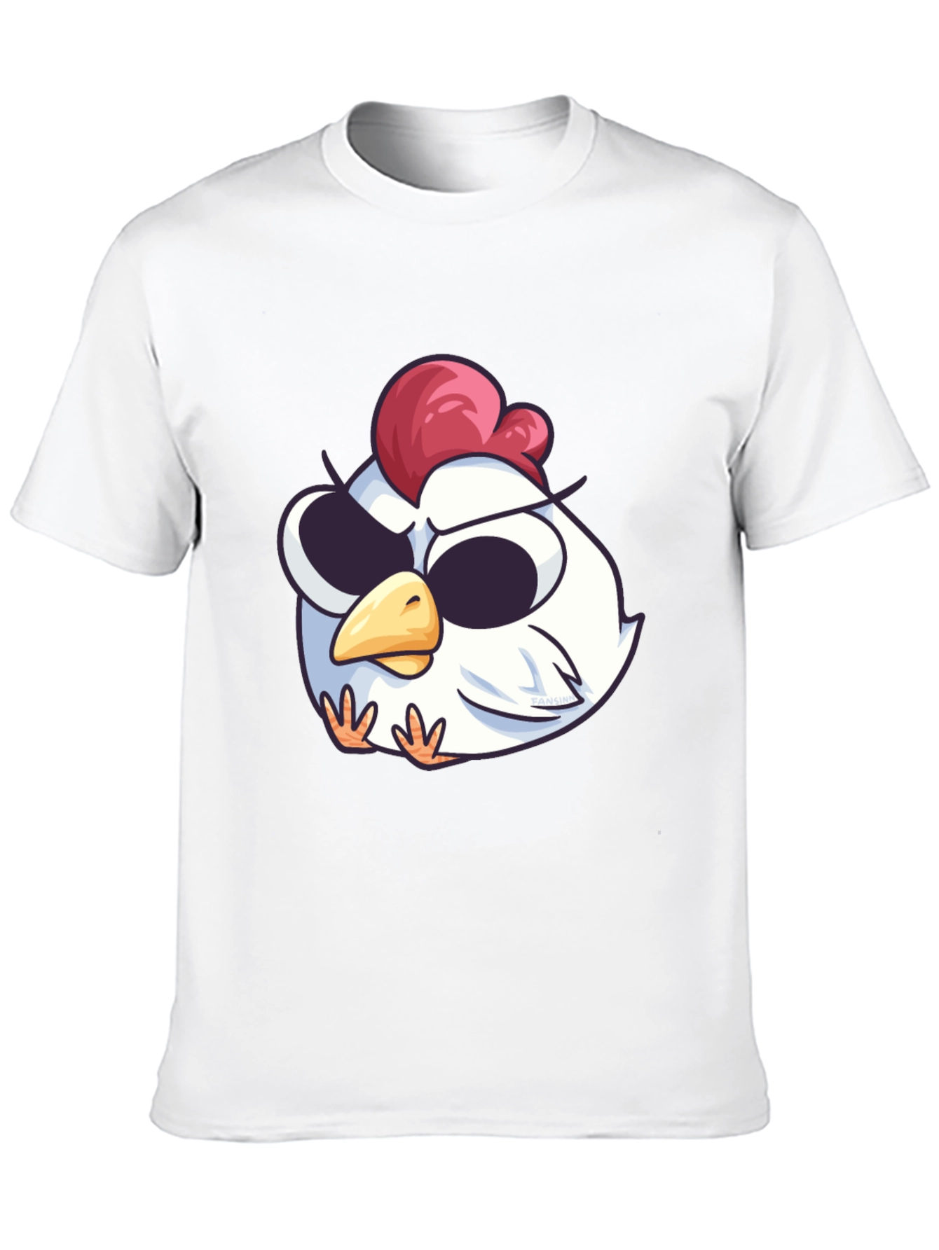 Cool Chicken Graphic Tee - Black Cotton T-Shirt