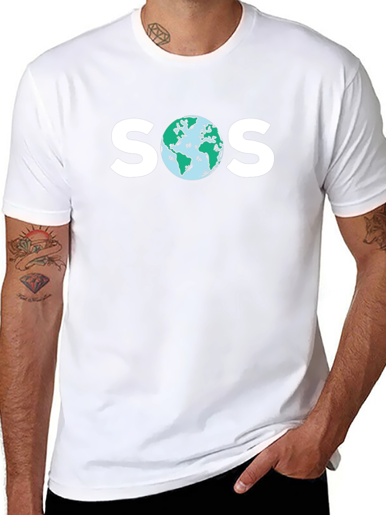 SOS Planet Earth T-Shirt - Save Our World!