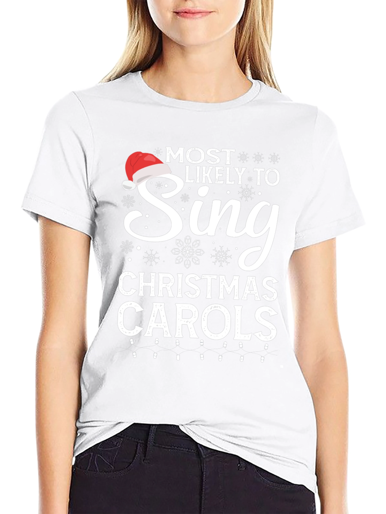 Most Likely To Sing Christmas Carols T-Shirt