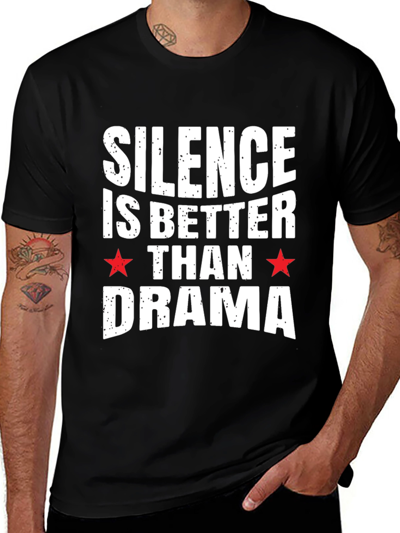 Silence Is Better Than Drama Graphic Tee
