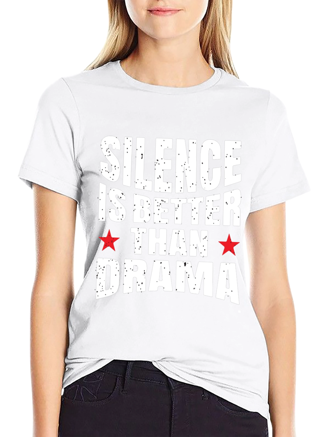 Silence Is Better Than Drama Graphic Tee