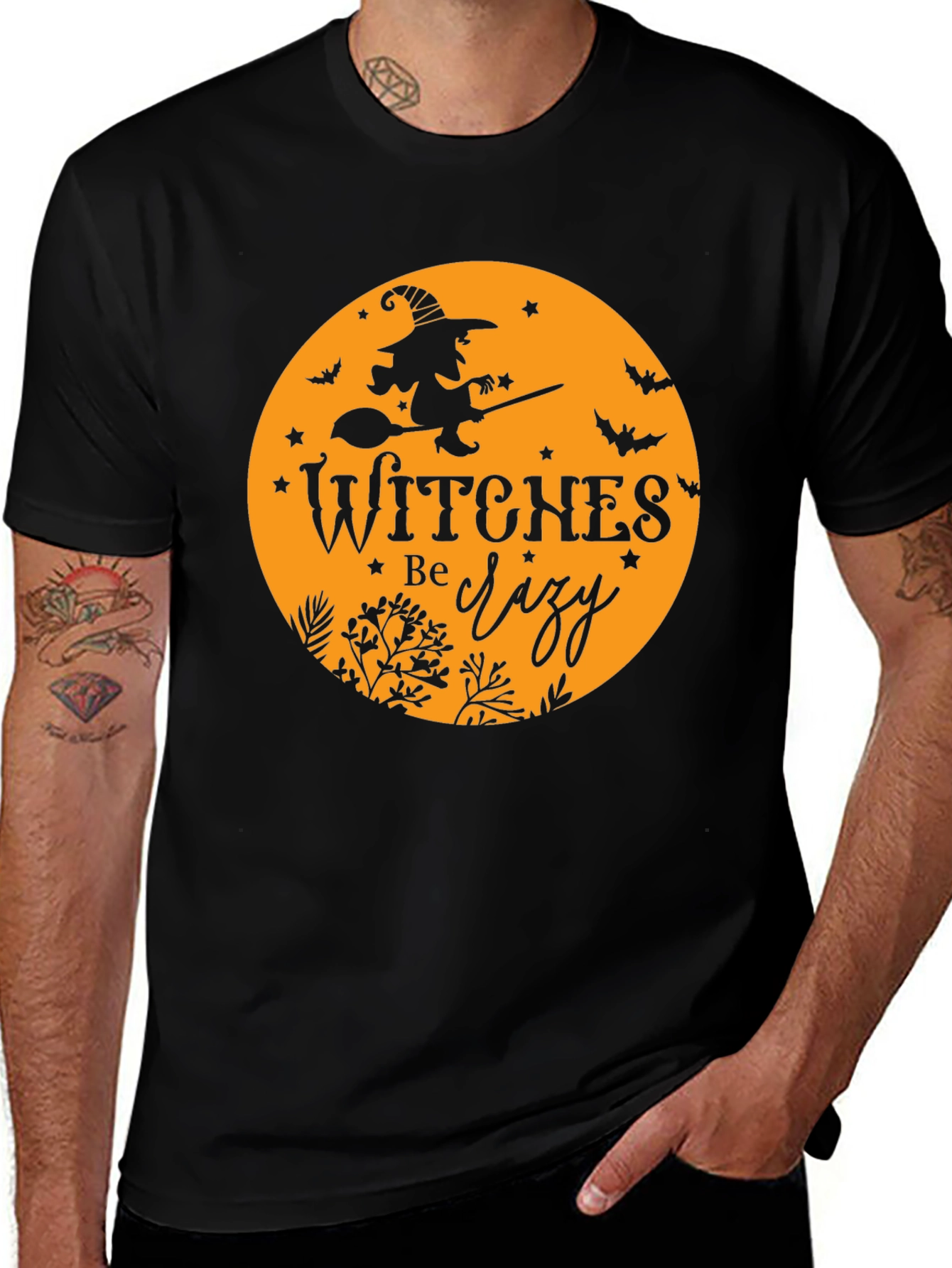 Witches Be Dizzy Graphic Tee - Halloween Shirt