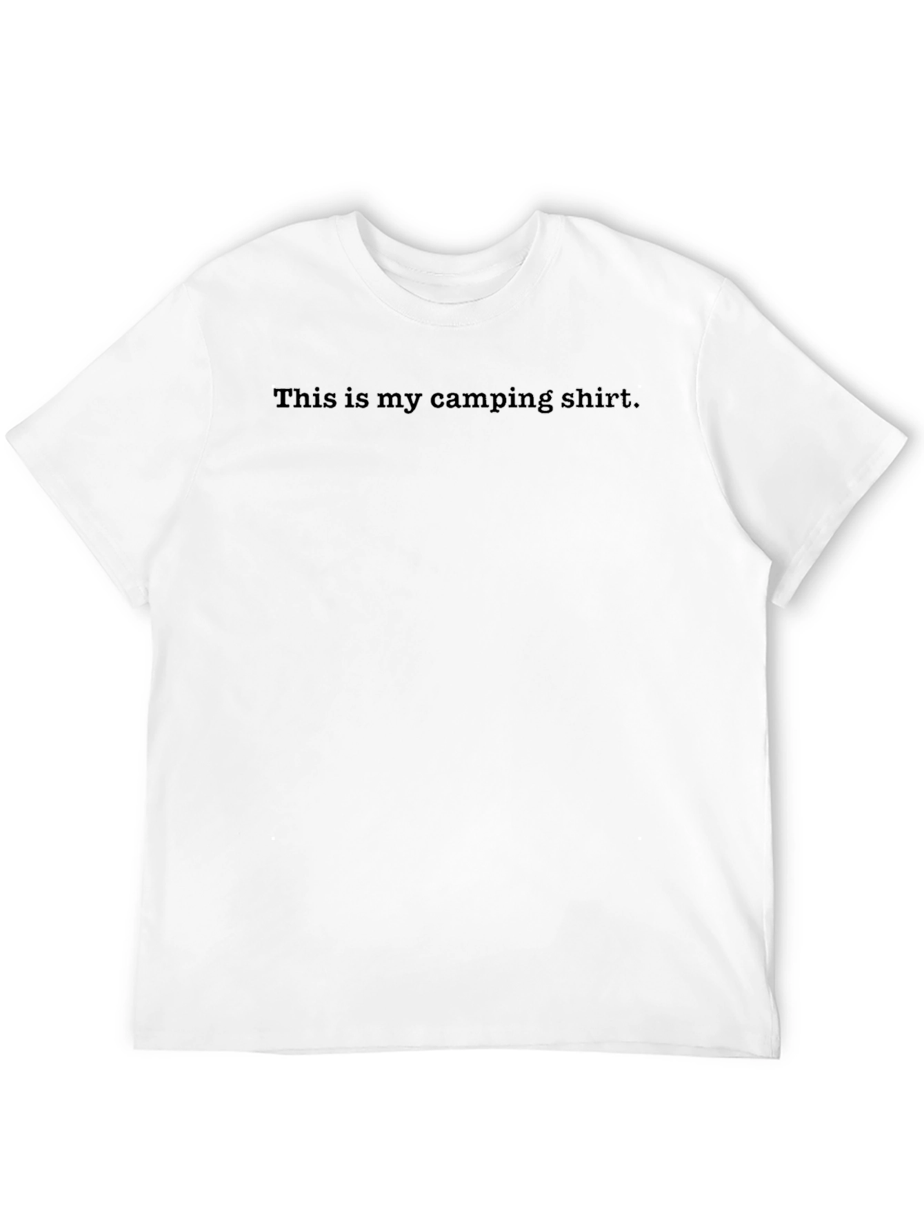 Camping Shirt - Black Tee