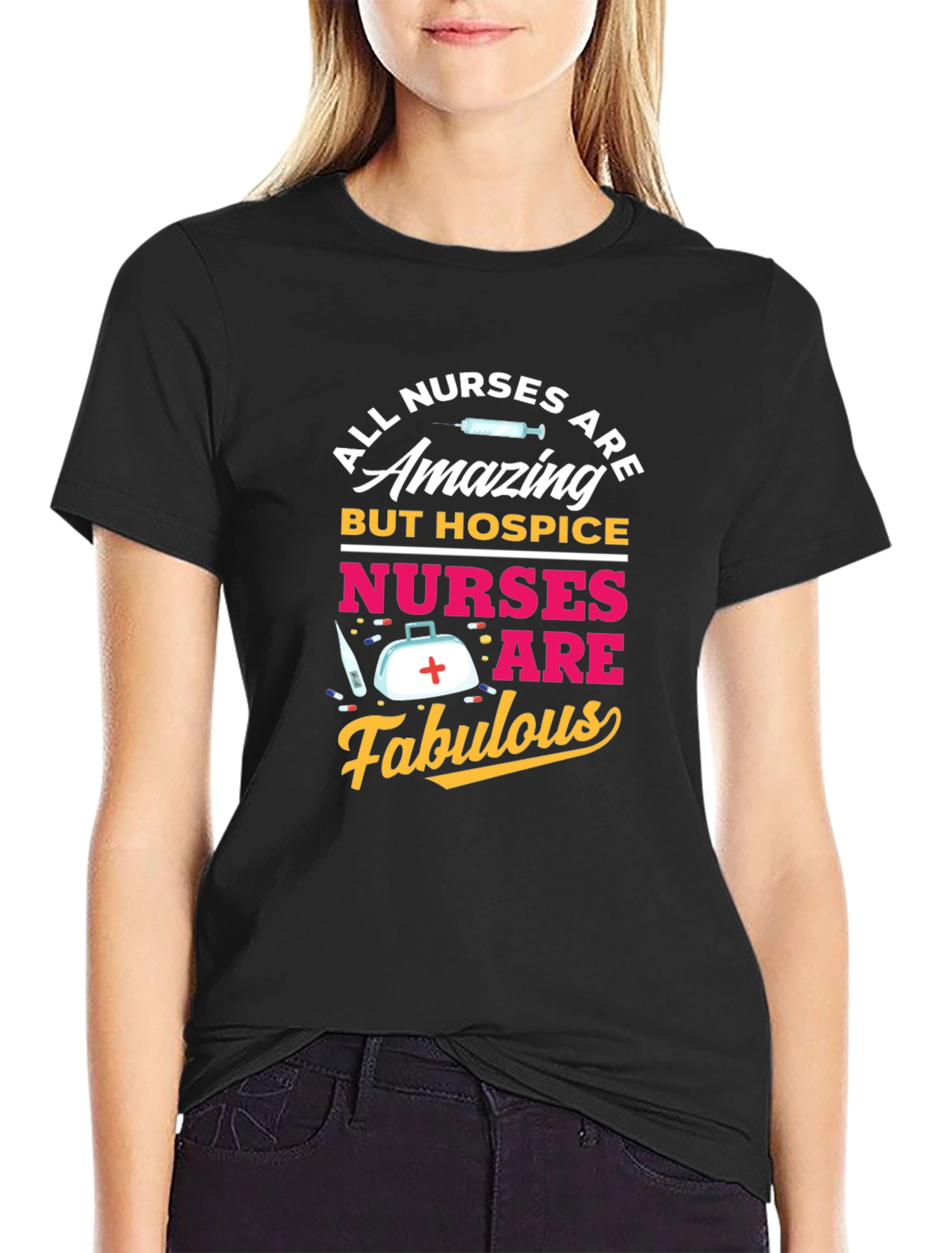 Hospice Nurse T-Shirt - All Nurses Are Amazing