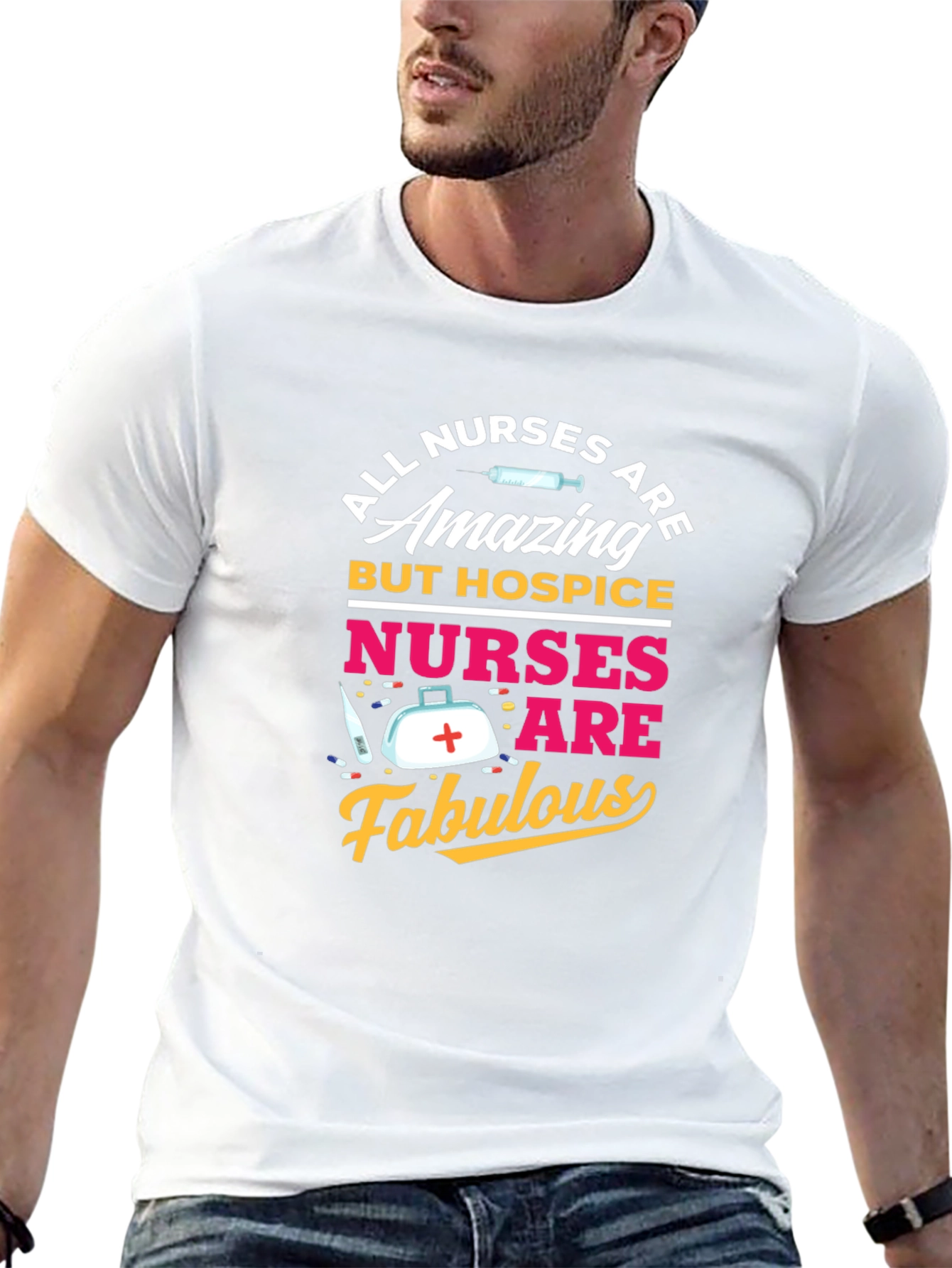 Hospice Nurse T-Shirt - All Nurses Are Amazing