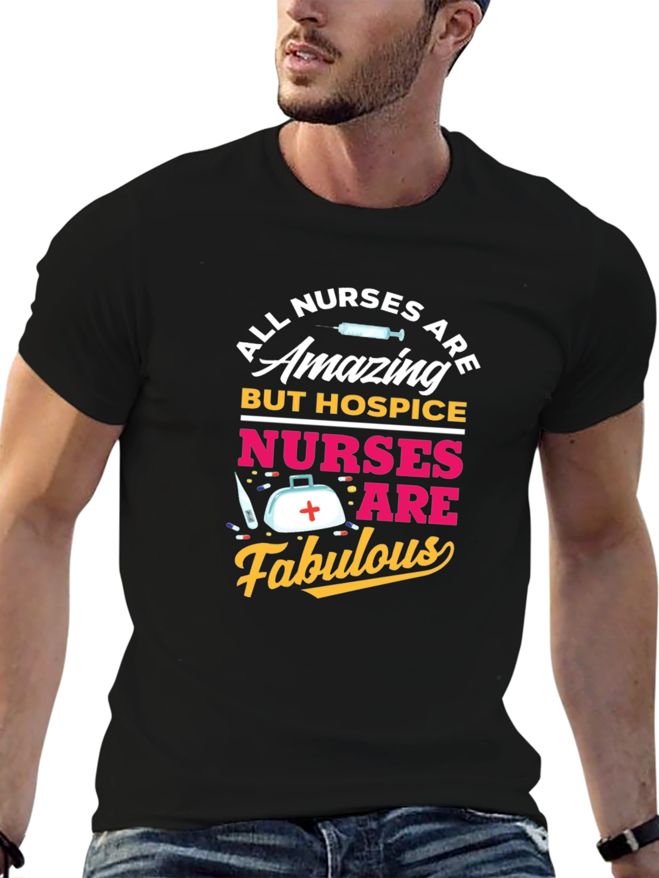 Hospice Nurse T-Shirt - All Nurses Are Amazing