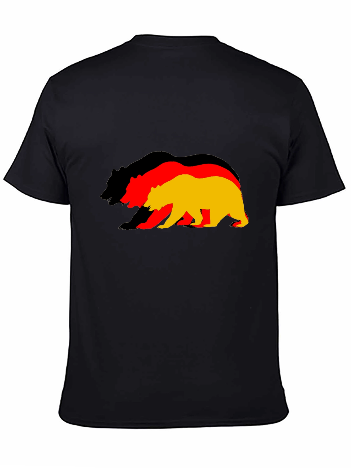 Germany Flag Bear Graphic T-Shirt