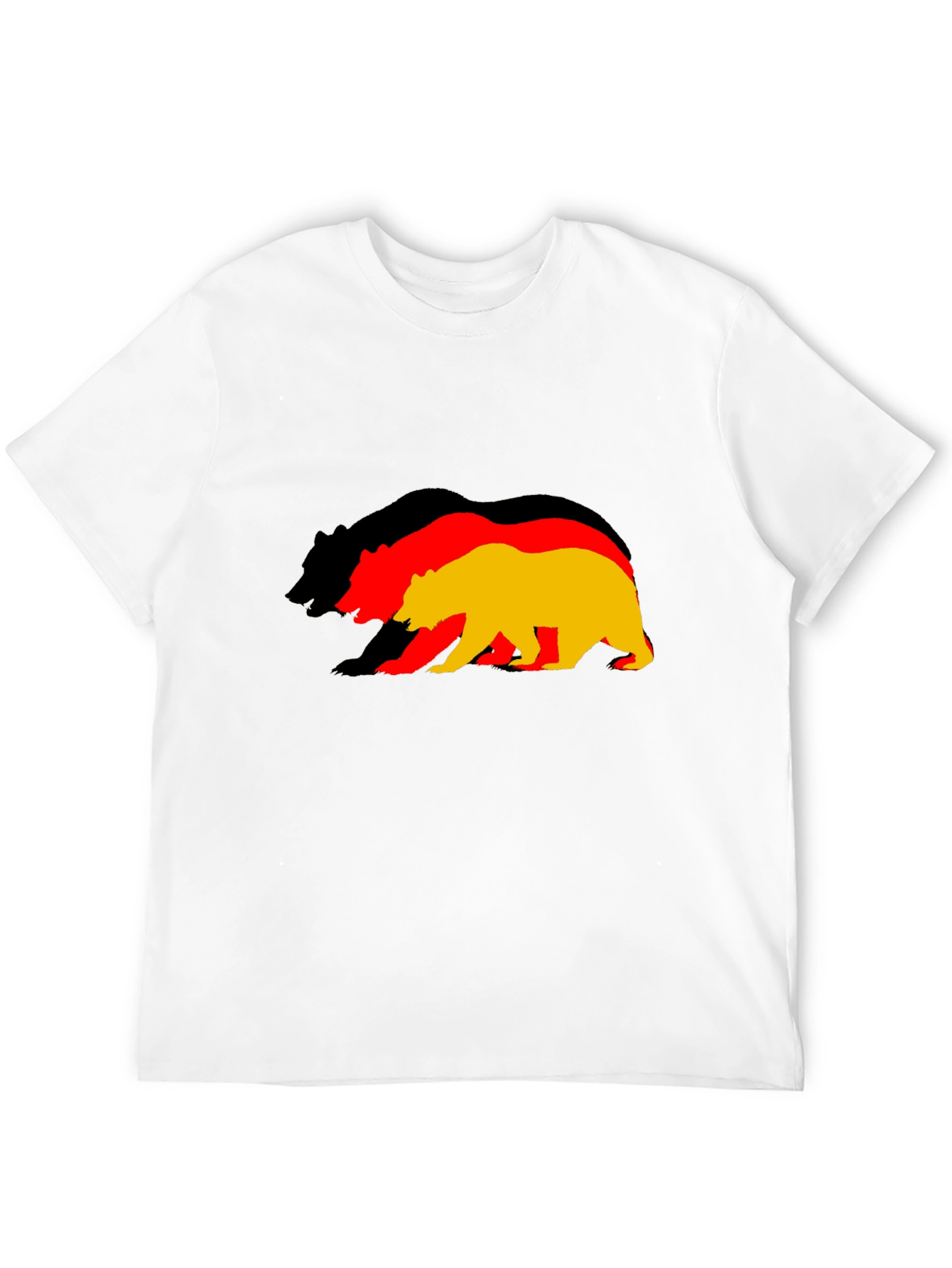 Germany Flag Bear Graphic T-Shirt