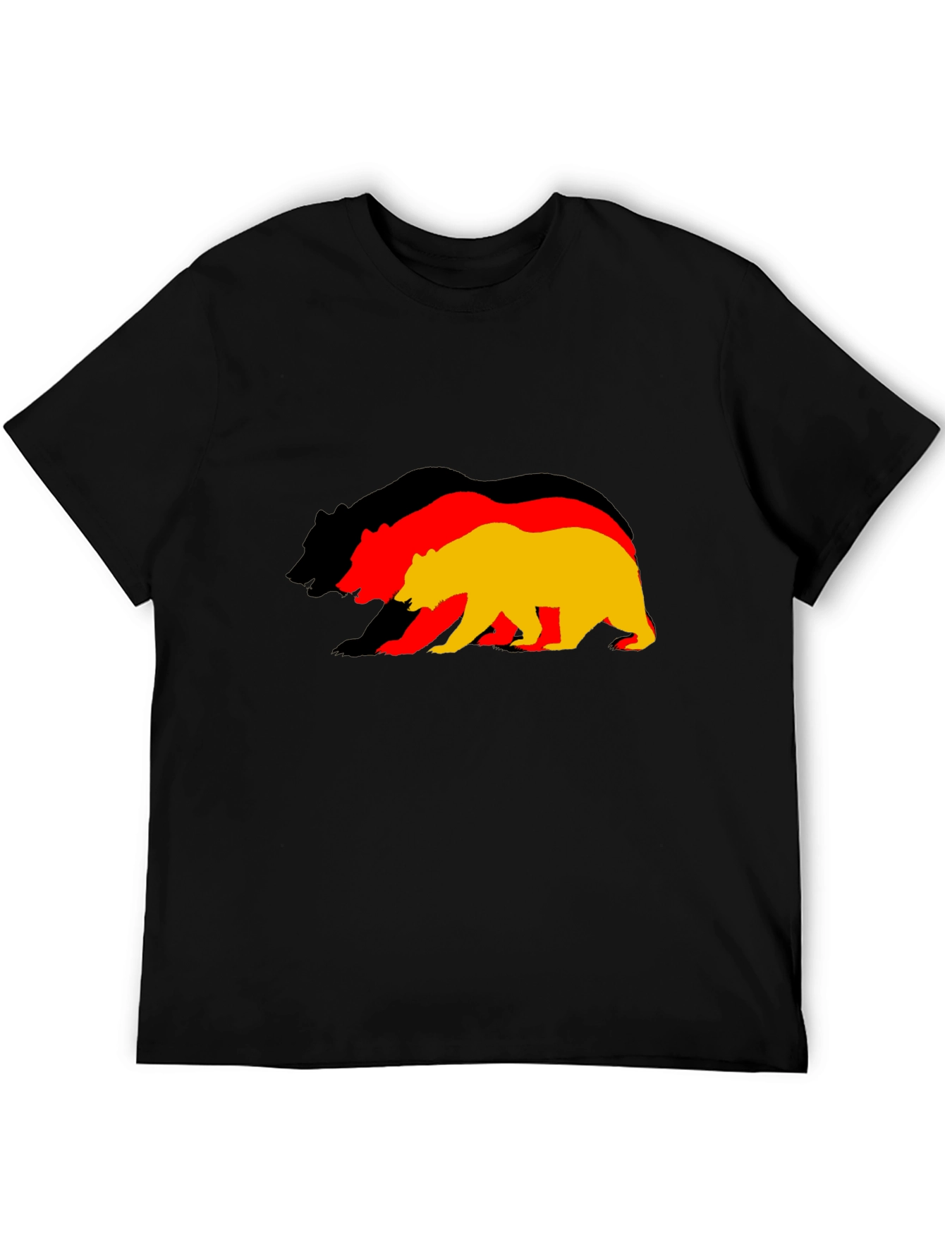 Germany Flag Bear Graphic T-Shirt