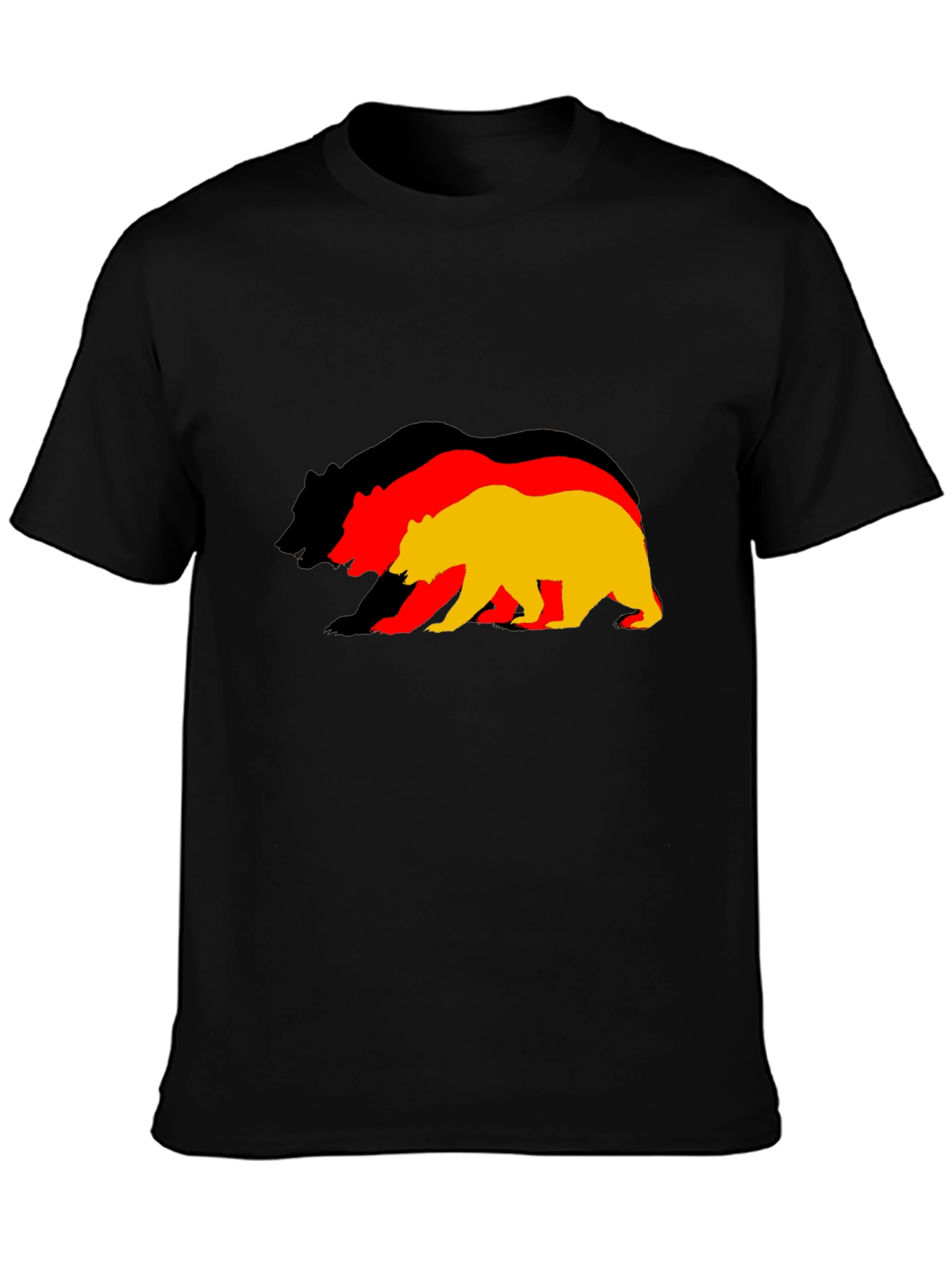 Germany Flag Bear Graphic T-Shirt