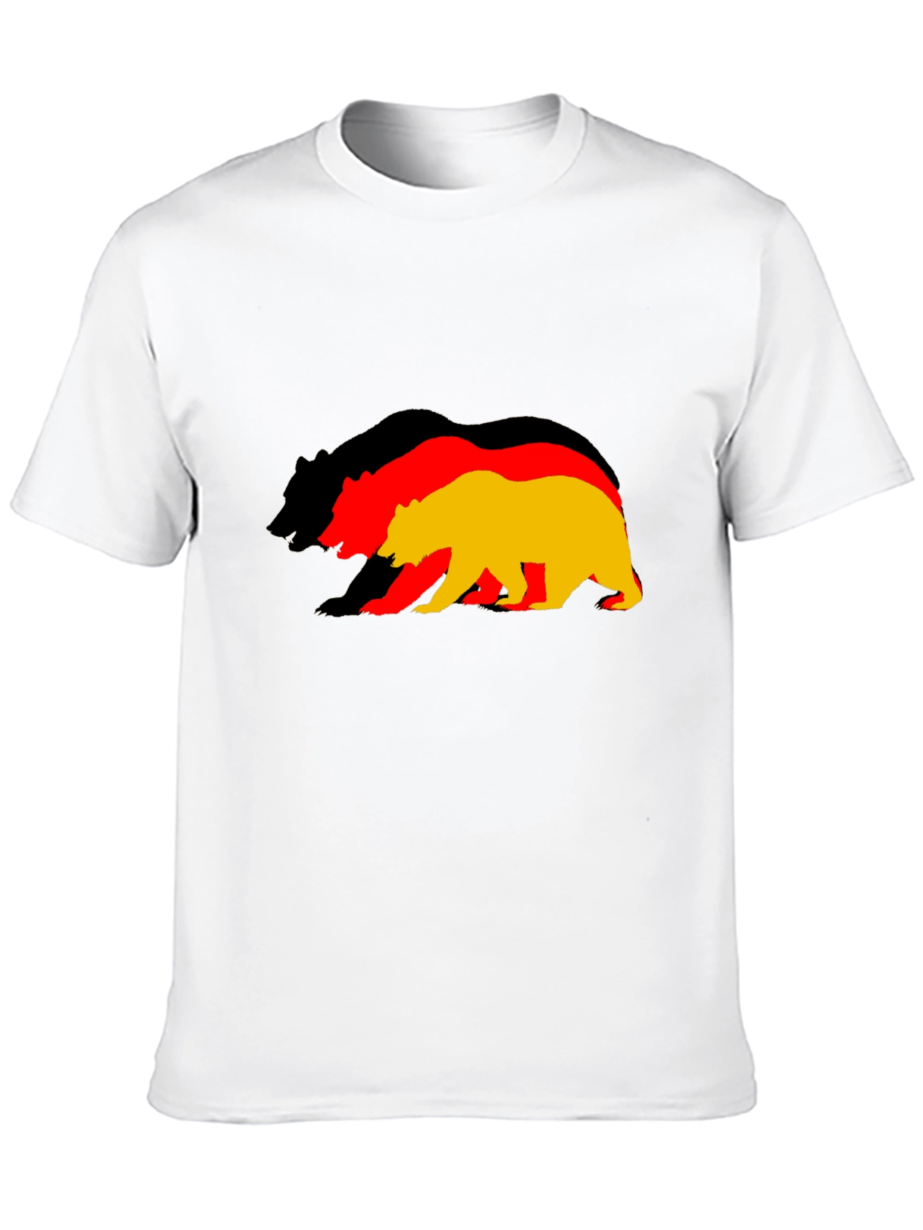 Germany Flag Bear Graphic T-Shirt